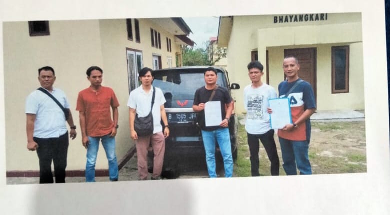 Penyerahan unit kendaraan EHP ke pihak Polres Bungo, oleh pihak Polsek Kota Baru. (ist)